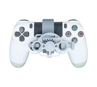 Mini Steering Wheel for PS4 Game Controller 3D Printing Driving Simulator Auxiliary Replacement Lightweight Handle Racing Wheel Accessories Experience Gaming Fun (Silver)