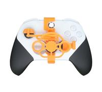 Mini Steering Wheel for Xbox Racing Game Controller Driving Simulator 3D Printing Steering Wheel for Xbox Series Elite2 Auxiliary Racing Wheel Accessories (Thermochromic)