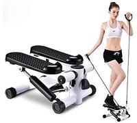 Mini Stepper Fitness Cardio Exercise Trainer,Height Adjustable StepperTwisting Machine,Stepper Exercises Equipment With