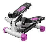 Mini Stepper for Indoor Workout,Stair Stepper Exercise Equipment Step Machiner with Resistance Band (Color : Blue)