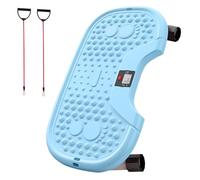Mini Stepper Machine - Portable Home Fitness Stepper, Twist and Resistance Band Function, Effective Leg Glute and Core Exercise | Living Room Bedroom Balcony Office Indoor Outdoor Men Women Use