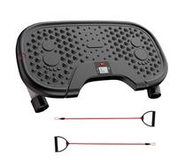 Mini Stepper Machine - Portable Home Fitness Stepper, Twist and Resistance Band Function, Effective Leg Glute and Core Exercise | Living Room Bedroom Balcony Office Indoor Outdoor Men Women Use