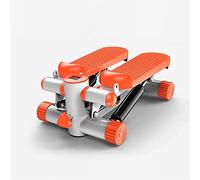 Mini Stepper, Swing Stepper, Leg Shaping Exercise Low Impact Fitness Machine, LCD Display Shows Calories Burned, Exercise Time, Exercise Stepper Cardio Fitness Stepper (Orange)