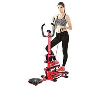 Mini-Stepper Swing Stepper Mini Stepper with Handle Bar and Twist Machine Home Stair Step Machiner Multifunctional Fitne