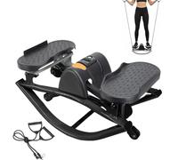Mini Stepper Trainer - Versatile Compact Portable Workout Equipment, Lateral Motion Stepping Machine, at-Home Toning Device, Full Body Glutes Leg | Office Apartment Dorm Fitness for Men Women