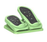 Mini Stepper Under Desk Exercise Pedal Seated Stepper Folding Pedal Non-slip Foot Stepper Massage Stepper/566 (Material: Green, Size : Blue)