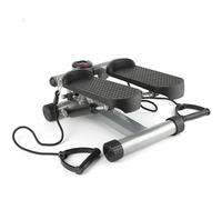 Mini Steppers with Resistance Bands and LCD Monitor, Low-Impact Stair Step Cardio Equipment with Resistance Bands, LCD Displaya, Anti -slip Foot Pedal, 330LBS Loading Capacity Home Workout, Gray