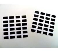 Mini Sticker Pack, 33x20mm Rectangle, Self-Stick Cornwall St Pirran Flag Labels, Cornish English County Stickers