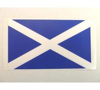 Mini Sticker Pack, 99x58mm Rectangle, Durable Plastic Scotland Self-Adhesive Flag Sticker, St Andrews Cross Label