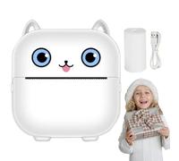 Mini Sticker Printer | Study Printer - Inkless Label Maker Machine for Phone Tablet Pictures Photos Journals Notes Study Graphics Anatomical Diagrams
