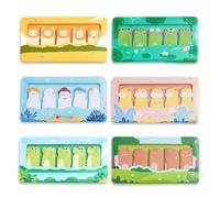 Mini Sticky Notes Set, Cute Bookmarks Premium Thick Paper, Page Markers Animal Design for Notes & Book Decor, 6 Books for School Office Home, Gift for Students & Craft Lovers