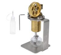 Mini Stirling Engine Model, Desktop Steam Engine Kit with Sturdy Mechanical Design, Portable Stirling Engines Toy, Inspire Curiosity, for Physical Science Experiment, Educational Toy