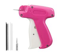 Mini Stitch Gun for Clothes,Fine Stitch,Stitch Quick Clothing Fixer Sewing Quilting Hemming Quick Stitch Tagginn Gun Kits with 2 Needles,2500 Black & 2500 White 4.4mm Fastener (Red)