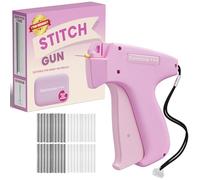 Mini Stitch Gun for Clothes Sewing, Stitchy Quick Clothing Fixer Gun w/2000 Clear/Black Micro Tags Scissors Case, Quick Stitch Sewing Gun, Clothing Stitch Gun Micro, Hemming Tool, Stitchy Gun