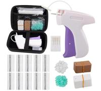 Mini Stitch Gun, Stitchy Quick Clothing Fixer, Clothes Tagging Gun, Stitchy Gun for Clothes with 5 Needles, 100 Labels, 1000 Black & 2000 White Micro Fasteners, Sewing, Hemming, Stitching Fixing