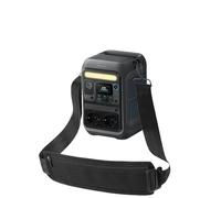 Mini Storage Case for Insta360 X5 for Insta360 X4, Waterproof Half-Zip Protective Bag with Adjustable Strap for Insta 360 Camera with Cage, Travel Accessories