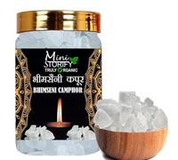 Mini Storify - Organic Bhimseni Camphor Original - 200g - Pure, Natural & Premium Bhimseni Kapoor/Kappuram/Kapur Dani for Home Puja, Aarti & Hawan