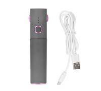 Mini Straightener Flat Iron Portable USB Anti Scald Multi Functional Small Flat Iron for Travel Use Compact Lightweight Hair Styling Tool with Dual Layer Heat Protection ABS