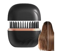 Mini Straightening Brush - Hair Straightening Comb, 2 in 1 Cordless Mini Comb Quick Heating Brush in 30 Seconds | Portable USB Heated Hairstyle with Temperature Control