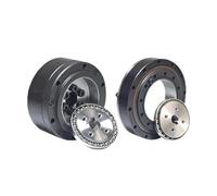 Mini Strain Wave Gear Reducer Harmonic Drive Harmonic Reducer Robot Joint Reducer Precision Stepper Servo Motor Turntable(ZXZ14,Ratio 100 to 1)