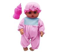 Mini Stroller for Dolls Life Like Toy: Blinking Eyes Bathable Girl Doll For Pretend Play Mc2 Dolls (A, 28X12CM)