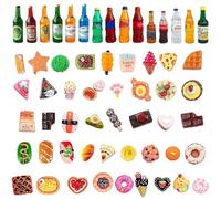 Mini Stuff, 60 PCS Mini Toys, Realistic Small Toys, Mini Things for DIY Handicrafts, Mini Items, Cute Exquisite Small Fidget Toys, Miniature Toys for Kids to Play House