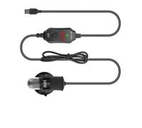 Mini Submersible Aquarium Heater USB Powered With Adjustable Temperature Control 18 To 34 Degrees Celsius Suitable For Small Fish Tanks And Pet Fountains(SC07A-F)