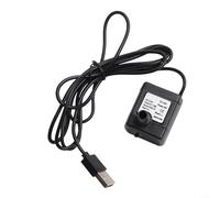 Mini Submersible Water Pump, 500L/H USB Filter Pump DC 5V-6V Adjustable Quiet Fountain Water Pump for Aquarium, Fish Tank, Pond, Statuary, Hydroponics(Black)