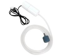 Mini Submersible Water Pump Mute Aquarium Pump with Uniform Air Bubble 5V Fish Pump Charging USB Fishing Oxygenator to Meet Oxygen Demand for Fishing Transport