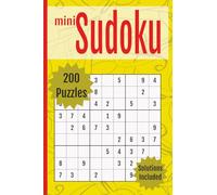 Mini Sudoku: Portable Pocket Sudoku Puzzles for Adults with Solutions Included