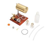 Mini Swing Type Steam Engine Generator Steam Power Machine, Working Functional Model, Hobby Gift for Enthusiasts