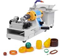 Mini Table Saw 750W, Jewelry Lapidary Tool for Cutting, Grinding, Engraving, Drilling, 800-10000 RPM, Multi-Purpose Standard Kit