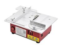 Mini Table Saw, 96W Precision Small Hobby Bench Saw for Woodworking, DIY Crafting, Electric Cutting Machine with Optional Chuck Grinding Disc