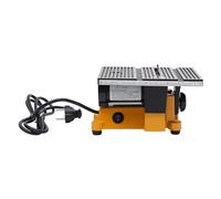 Mini Table Saw Cutting,Electric Table Saw with Three 4" Diameter Saw Blades,Cutting Tool Small Cutting Machine (4500RPM, 190x142x116mm),for Non-Metallic Materials and Non-Ferrous Materials Cutting