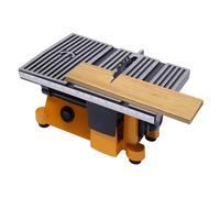 Mini Table Saw Cutting Machine, Desktop Miniature Bench Saw with 3 Blades, Adjustable Angle, Electric Cutter Saw for DIY Woodworking and Crafts, 5/8" Cut Depth, 4500RPM