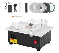 Mini Table Saw,Desktop Electric Saw Cutter,Cut Thickness Adjustable,with Speed & Angle,Available for Wood/PCB/Acrylic/Plastic