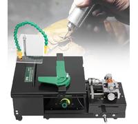 Mini Table Saw DIY Tool, Small Jewelry Polisher, Cutting and Polishing Machine for Jade, Metal, Wood Carving, Ideal for Crafting and DIY Projects