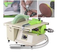 Mini Table Saw for Jewelry Making, 500-7000r/min Adjustable Speed with Accessories, Ideal for Faceting, Polishing, and Hobby Crafting at Home