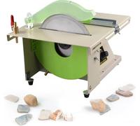 Mini Table Saw for Lapidary Polishing, Adjustable Angle, 500-7000 RPM, Ideal for Grinding Jade, Amber, and Beeswax, Perfect Jewelry Making Tool