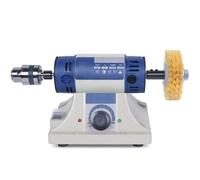 Mini Table Saw Lapidary Polisher with Adjustable Speed, Benchtop Buffer for Jewelry, Wood, Amber, Metal, Jade Crafting