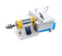 Mini Table Saw Multifunctional Woodworking 10000RPM Gem Jewelry Rock Polishing Buffer Cutting Machine Bench Lathe Grinder 320W