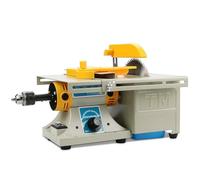 Mini Table Saw Polishing Machine, Benchtop Buffer Rock Grinder with 0-10000r/min Precision and Flexible Shaft for Smooth Finishing