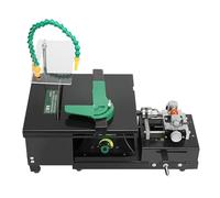 Mini Table Saw Rock Lapidary Polisher Bench Buffer Machine DIY Lathe Tools 1000-11019r/min with Flexible Shaft for Jewelry