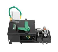 Mini Table Saw Rock Lapidary Polisher Bench Buffer Machine DIY Lathe Tools 1000-11019r/min with Flexible Shaft for Jewelry for Beginners DIY Use