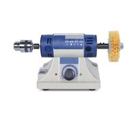 Mini Table Saw Rock Polisher, Adjustable Variable Speed Bench Lathe for Jewelry Making, Wood, Metal, Amber, Jade, Lapidary Buffer