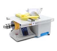 Mini Table Saws,750W Table Gemstone Polishing Grinder, DIY Jewelry Grinder Equipment Tool for Gold Silver Jewellery Polishing,0-10000rpm Speed