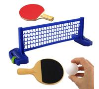 Mini Table Tennis Game Set | Toddler Tabletop Game | Table Tennis Toy Portable for Kids Teens Family Educational Indoor Activity for School Party Home Birthday