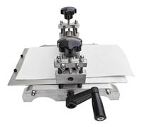 Mini Table Top Model Etching Press Machine Manual Rubbing and Printmaking Press for Monochrome and Block Printing Features a 17cm x 30cm (11.8" L x 6.9" W) Printing Size for Detailed Work