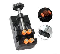 Mini Table Vise Clamp Heavy Duty Flat Nose Small Bench Vice Adjustable 54mm Opening High Carbon Steel Black for Holding Regular or Irregular Objects in Home Workshop DIY Craft Use