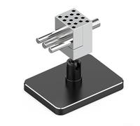 Mini Table Vise with 360° Rotating Spherical Joint, for CNC-Machined Aluminum Alloy Clamp for Modeling Hobby, Jewelry Making and Electronics Work
